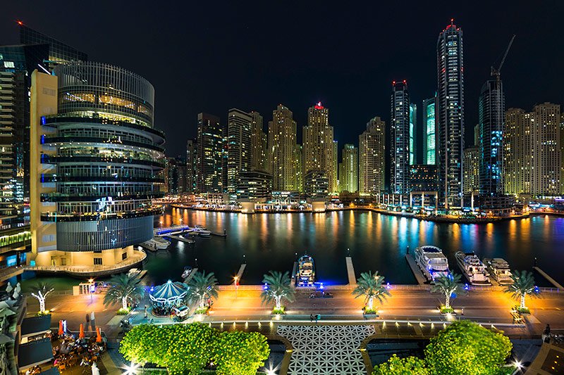 View from Marina Mall, Dubai