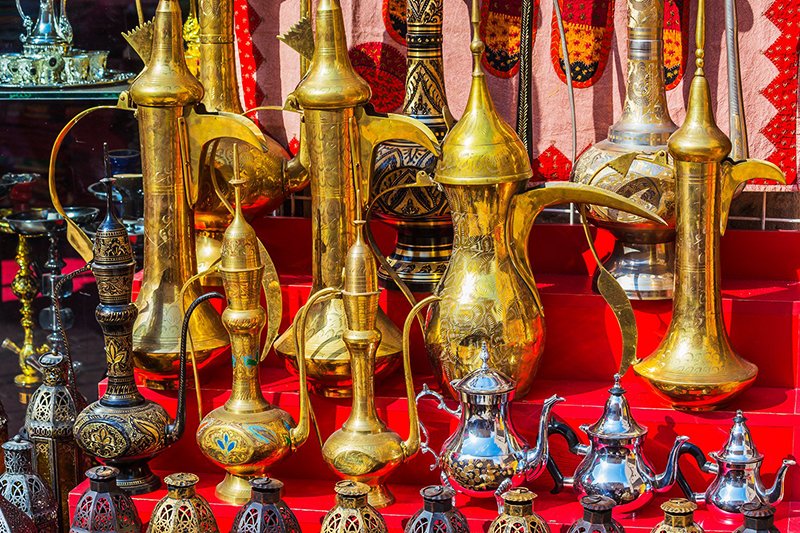 Traditional Arab coffee pot dallah, Dubai