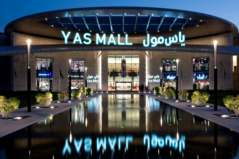 Yas Mall at night, Abu Dhabi