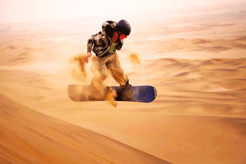 Liwa Oasis, Sandbording in Abu Dhabi, Abu Dhabi