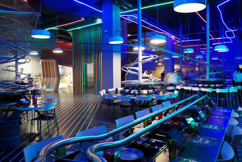 The roller coaster restaurant, Abu Dhabi