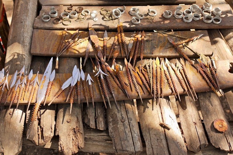 Iron spears and accesories, Arusha