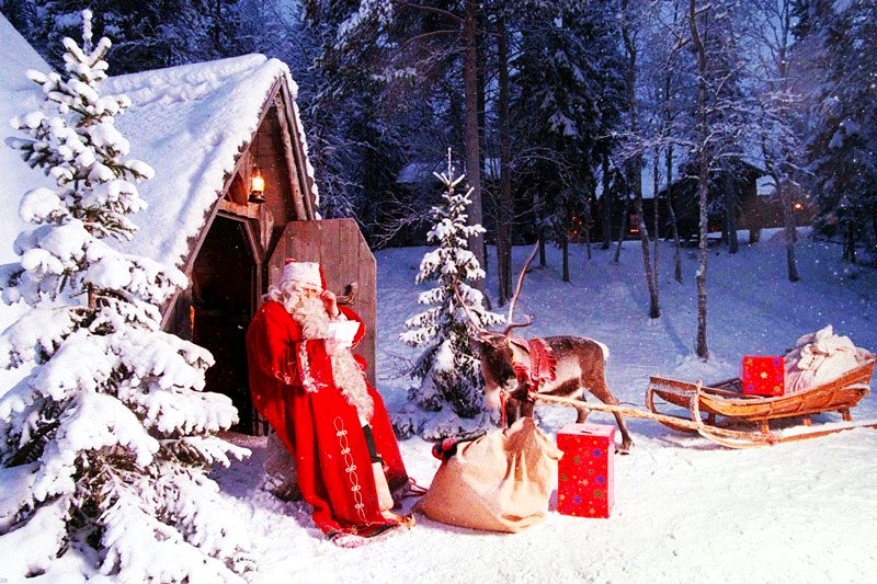 You can send letters to Santa with your Christmass wishes, Rovaniemi