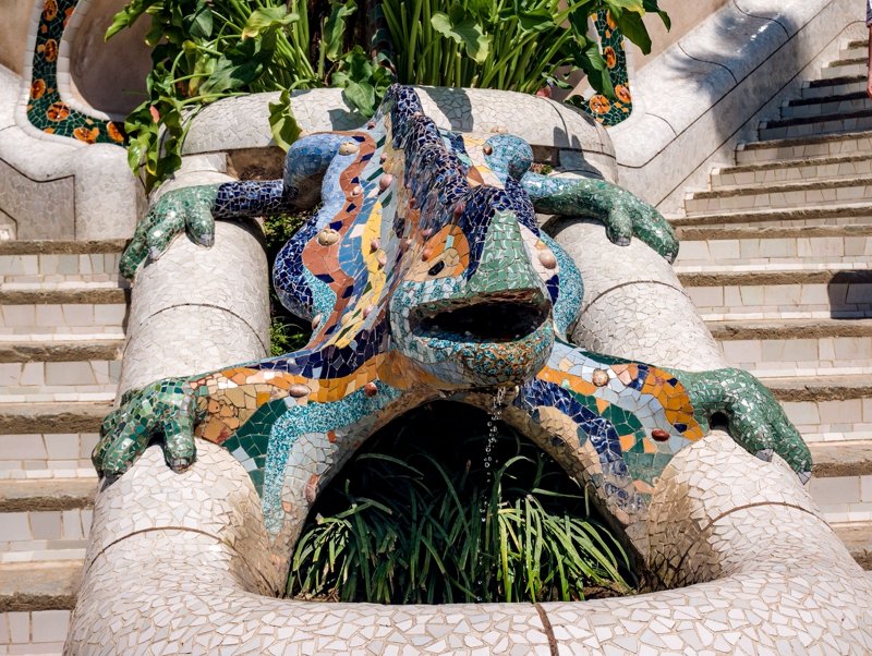 Lizard - the symbol of Barcelona