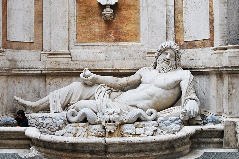 One of the "talking statues", Rome