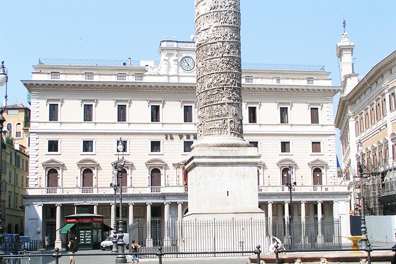 Column of Marcus Aurelius on Piazza Colonna, Rome