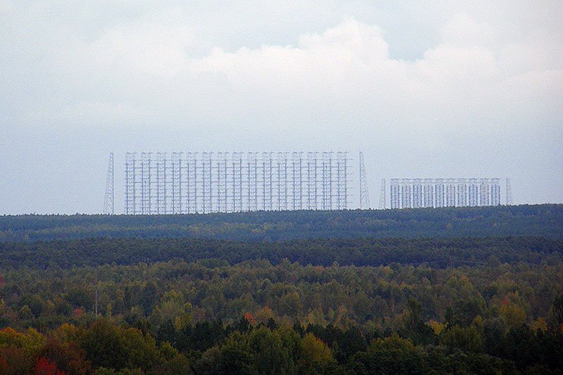 Duga radar from Pripyat
