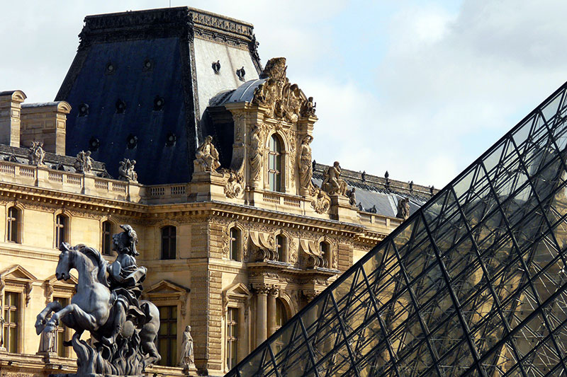 The Louvre Museum from outside