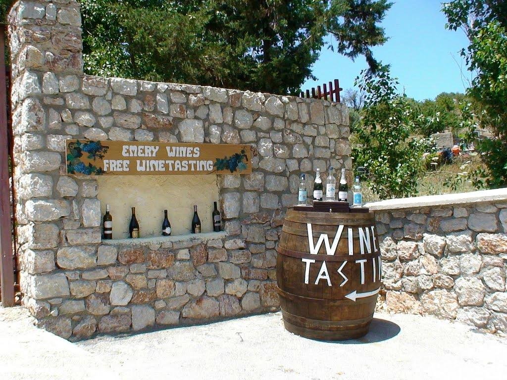 How to taste wine in Greece winery on Rhodes