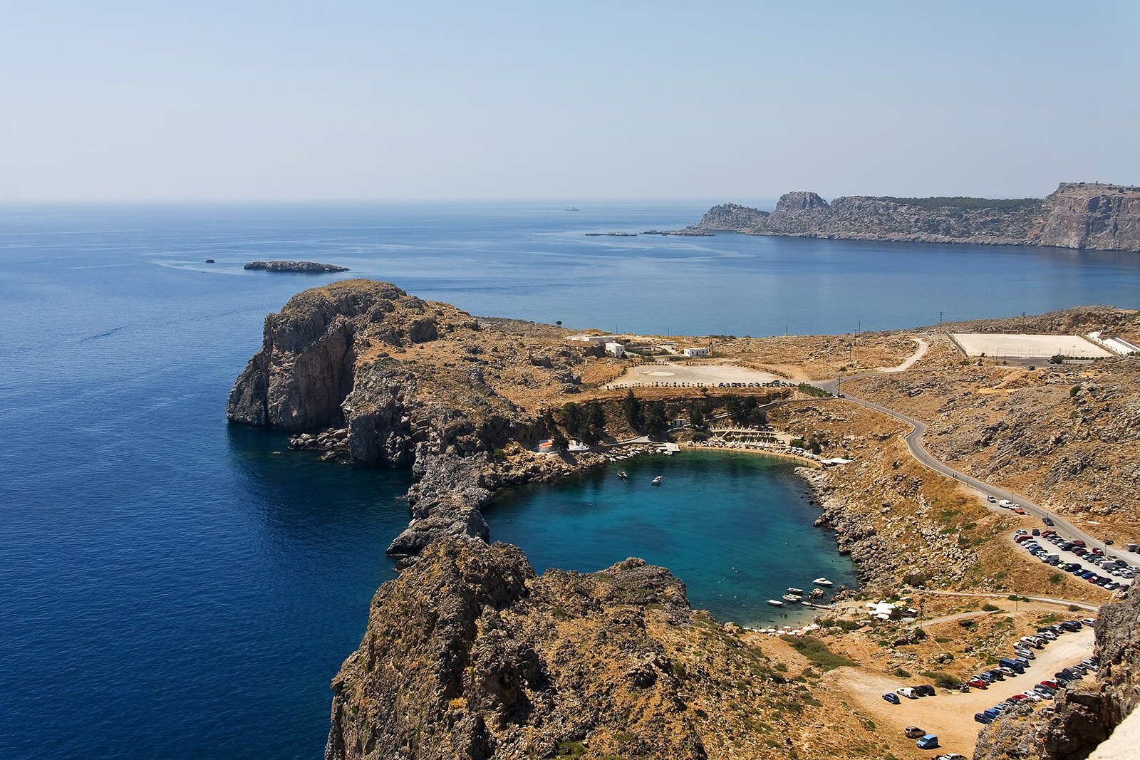 How to see the unique Bay of St. Paul in the shape of heart on Rhodes