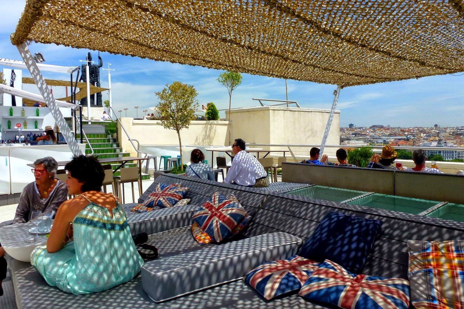 How to drink coffee on the terrace with the best views of Madrid in Madrid