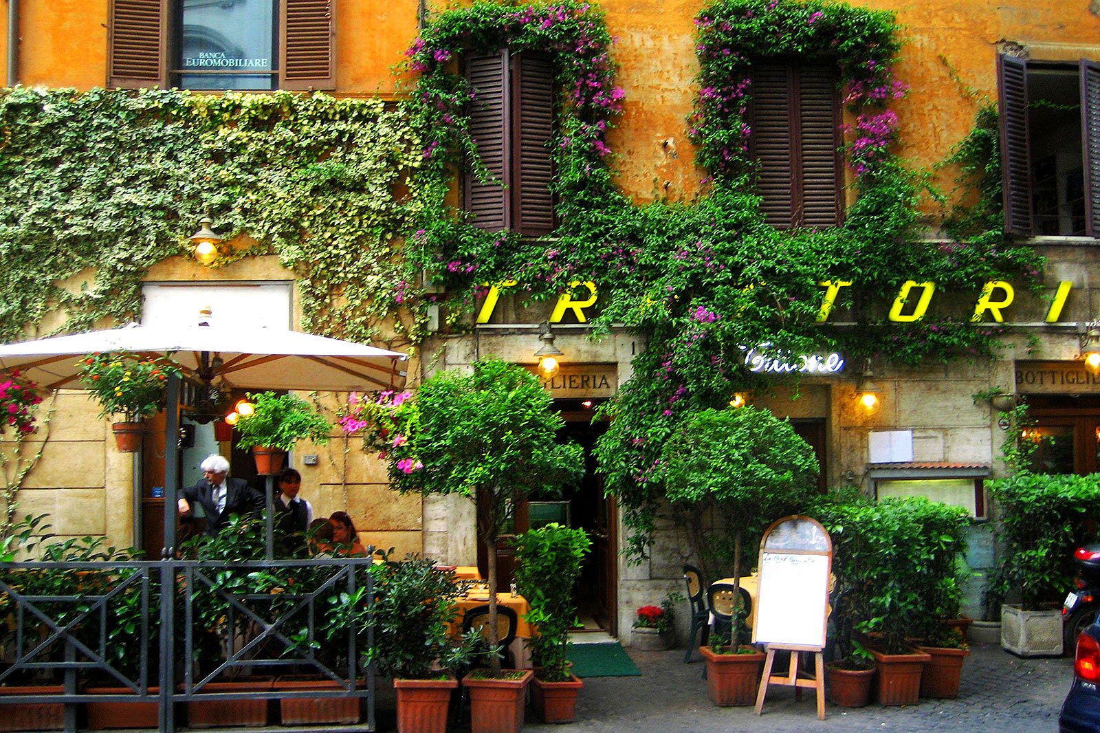 How to have a dinner in trattoria in Rome