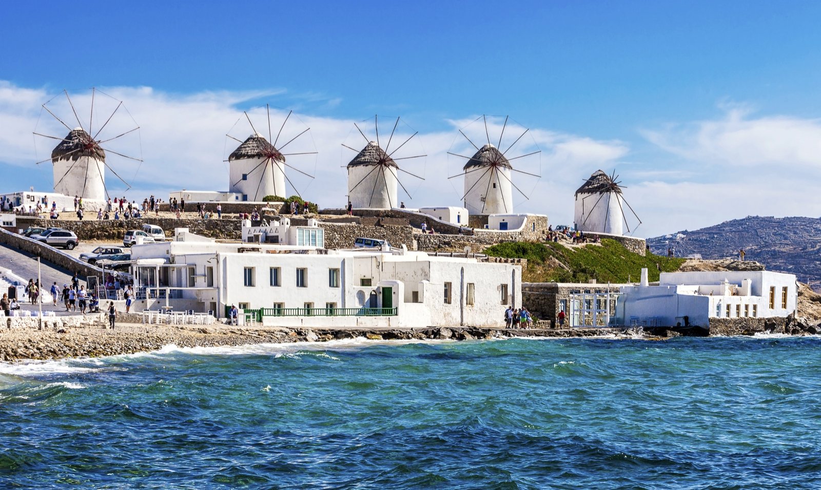 How to see the windmills on Mykonos