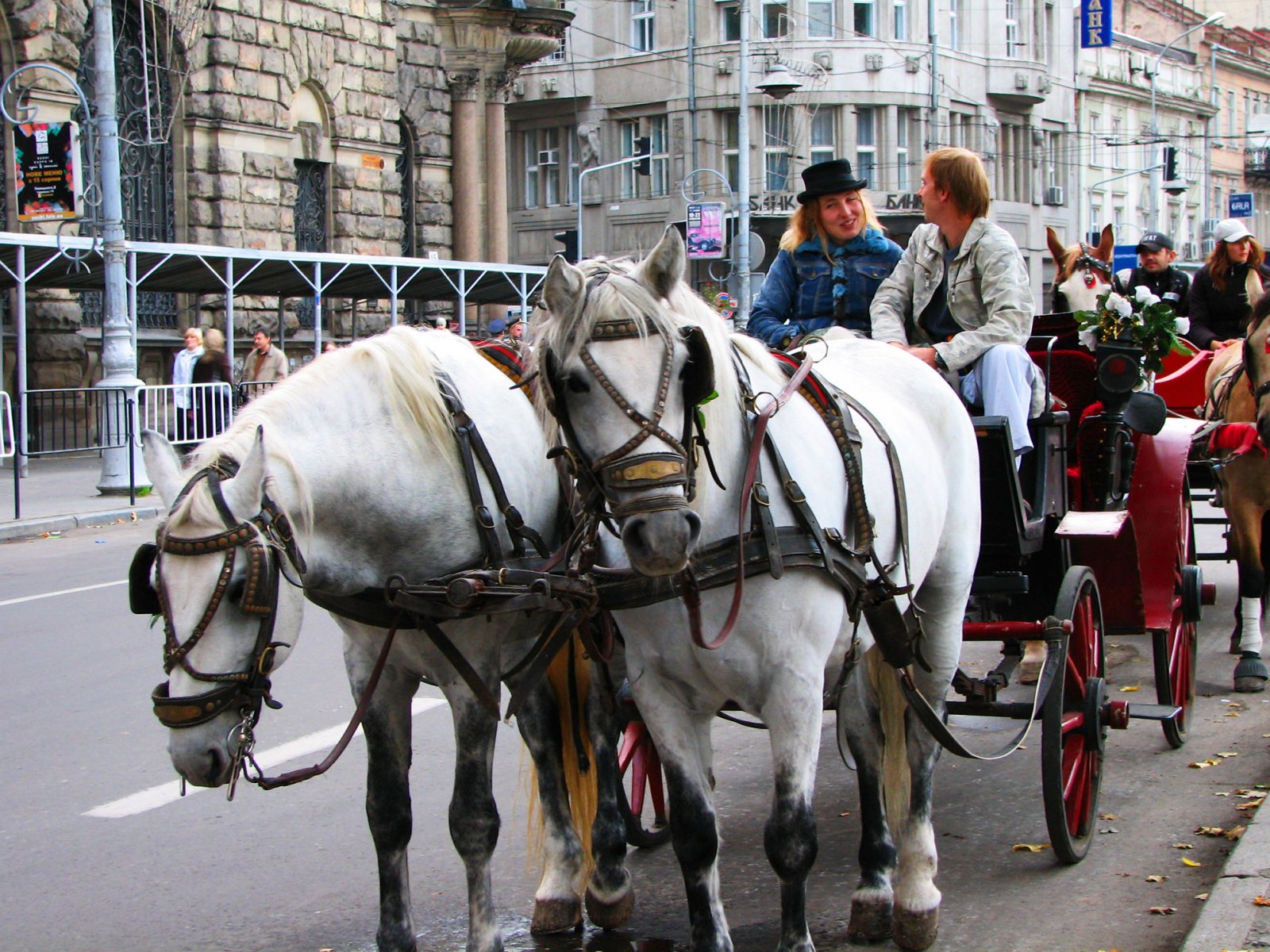 How to take a horse carriage ride in Lviv
