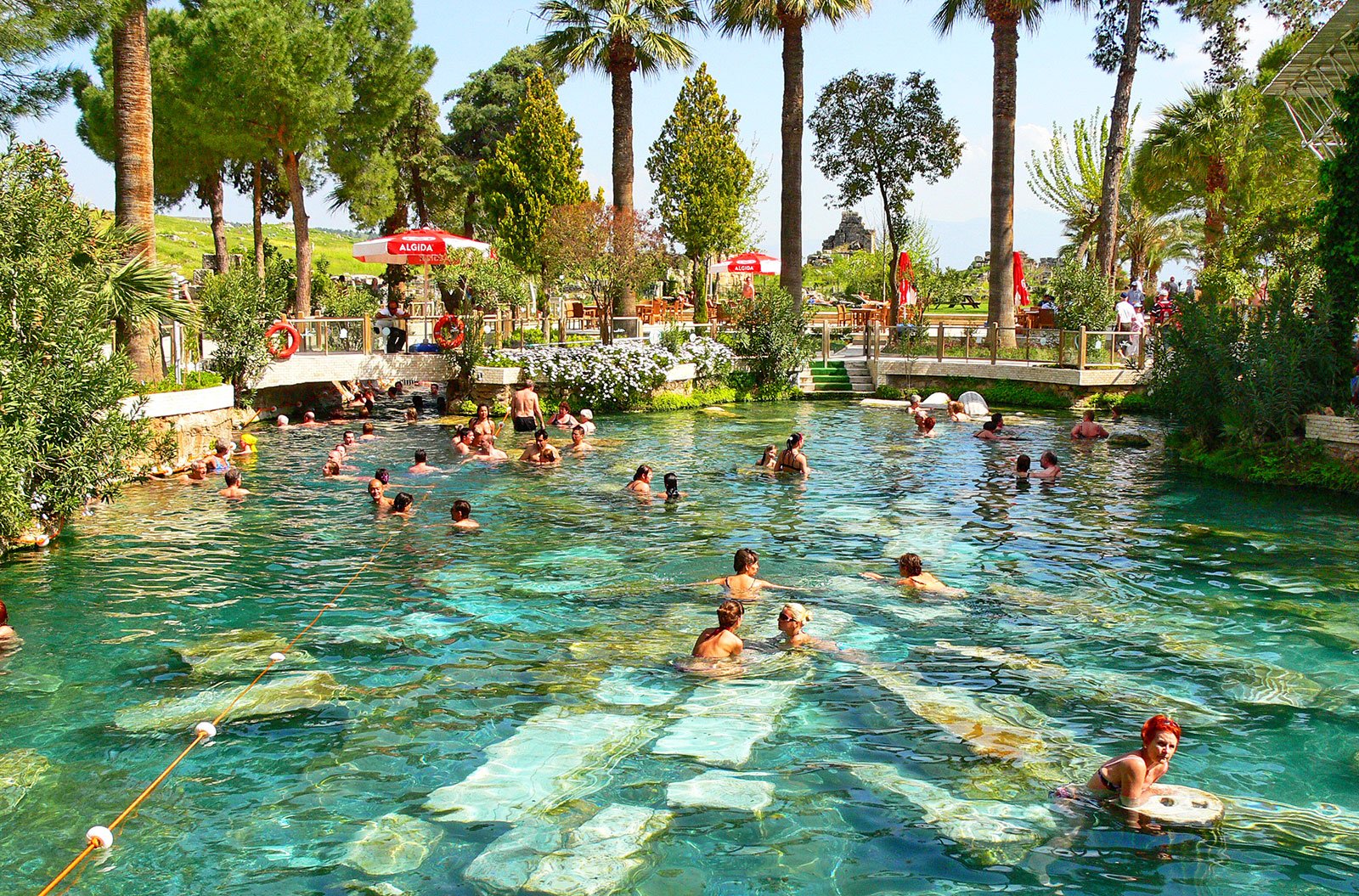 How to take a bath in Cleopatra's Antique Pool in Marmaris