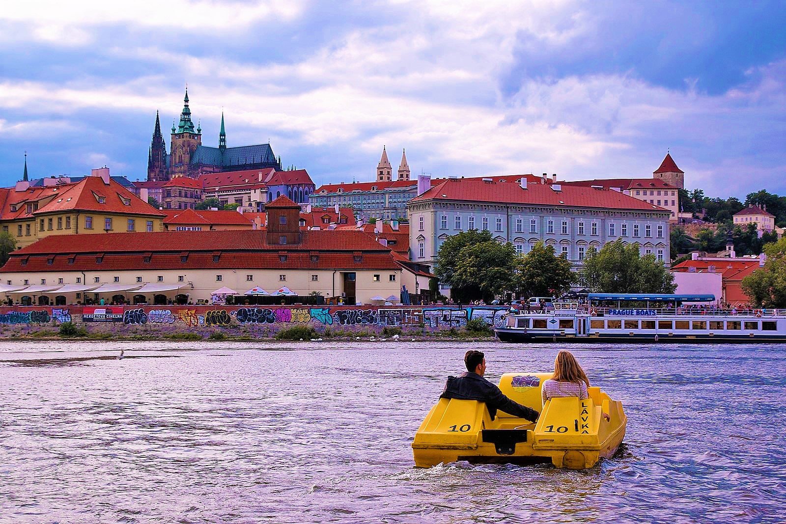 How to take a catamaran ride down the Vltava in Prague