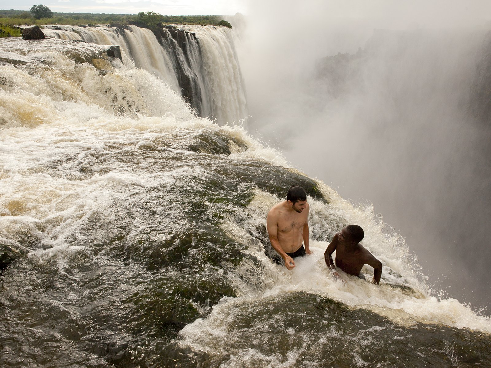 How to swim on the edge of Victoria Falls in Livingstone