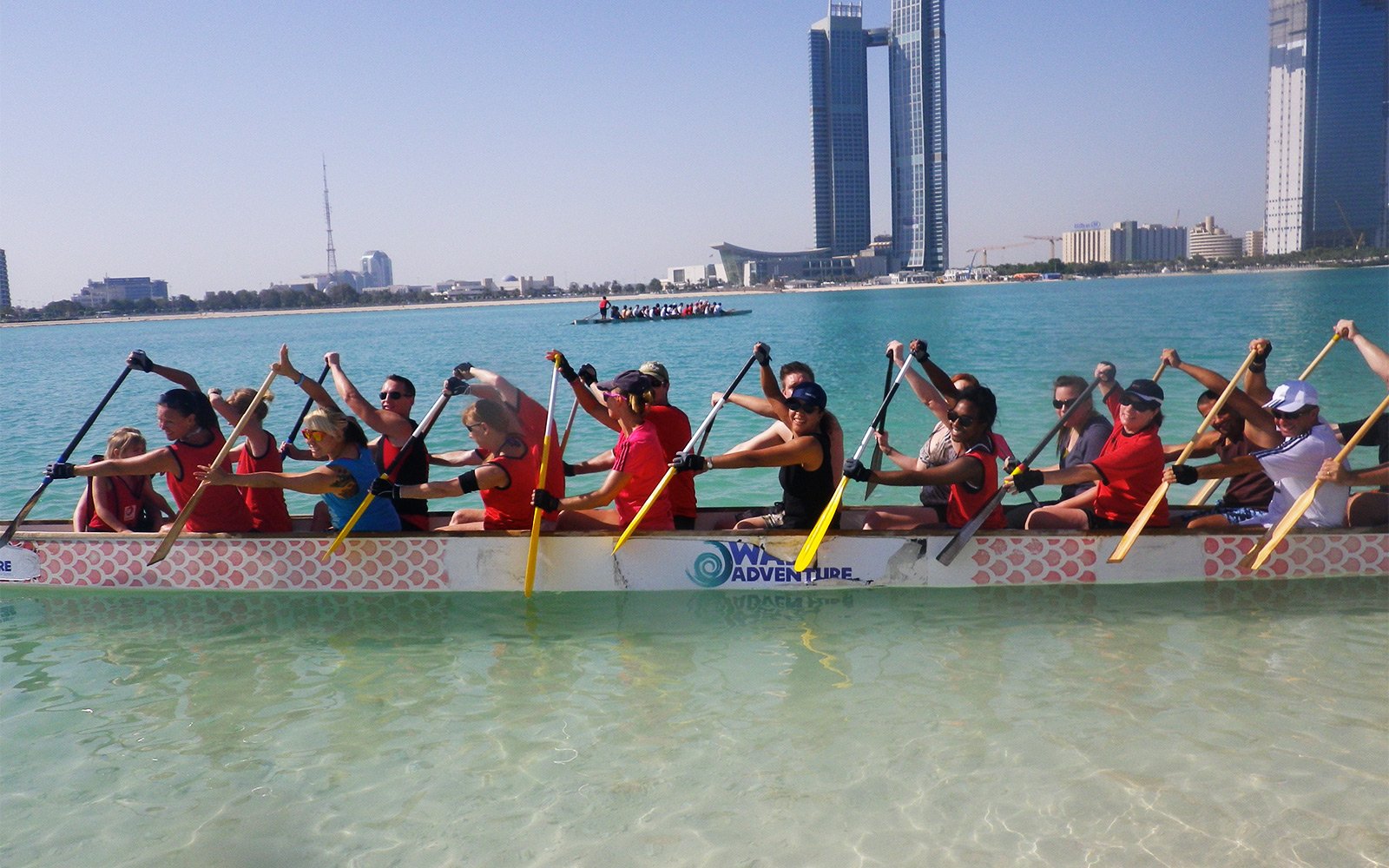 How to try dragon boating in Abu Dhabi