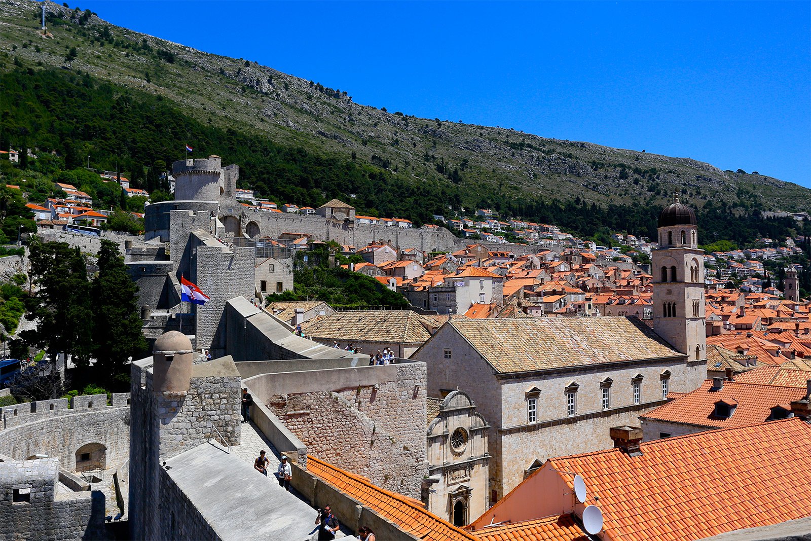 How to walk atop the City Walls of Dubrovnik in Dubrovnik