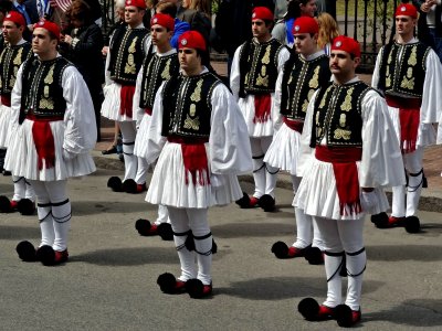 See changing the guard of the Evzones in Athens