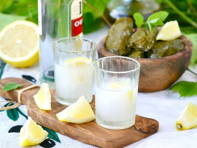 Get drunk with Greek vodka - ouzo in Athens