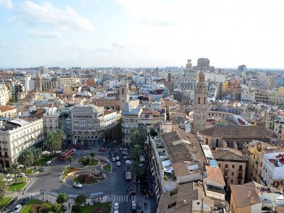Watch the city from the Miguelete Tower in Valencia