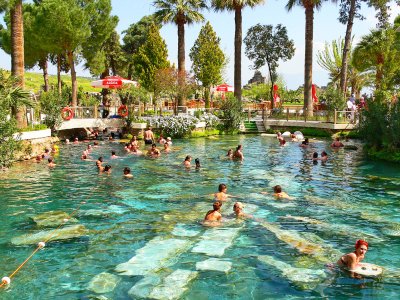 Take a bath in Cleopatra's Antique Pool in Marmaris
