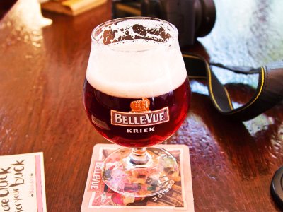 Try cherry Kriek beer in Brussels