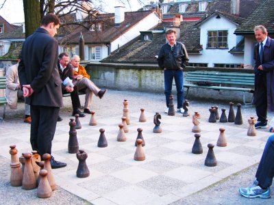 Play giant chess in Zurich