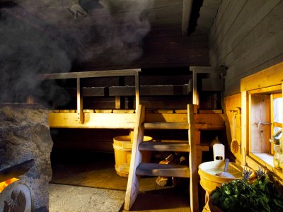 Take Finnish smoke steam-bath in Helsinki