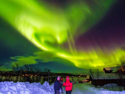 Watch the northern lights in Rovaniemi