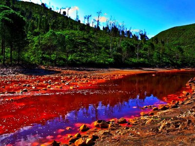 See Rio Tinto blood river in Seville