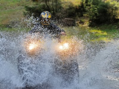 Ride a quad bike in the jungle in Phuket