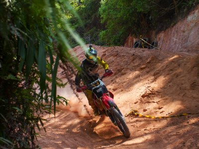Ride a motor-cross in the jungle in Phuket