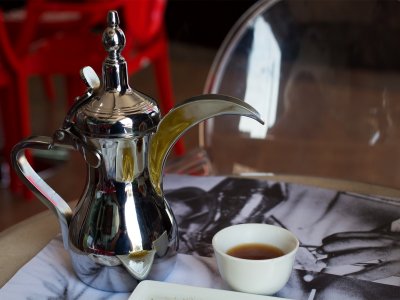 Try light Arabic coffee in Dubai