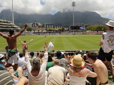 Watch a cricket game on a beautiful cricket ground in Cape Town