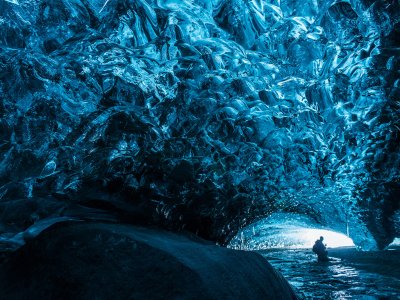 See ice caves in Reykjavik