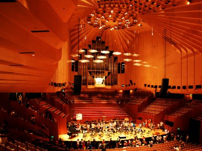 Listen to opera in Sydney Opera House in Sydney