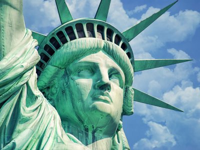Get to the top of the Statue of Liberty in New York