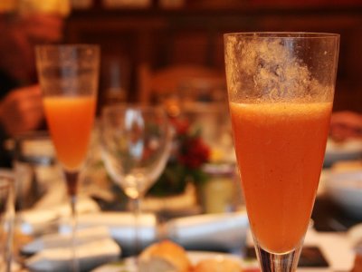 Try Bellini cocktail in Venice