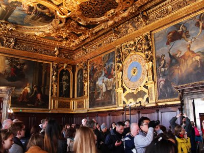 Take a walk through the Doge's Palace in Venice
