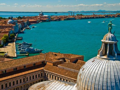 Climb the bell tower of the Church of San Giorgio Maggiore in Venice