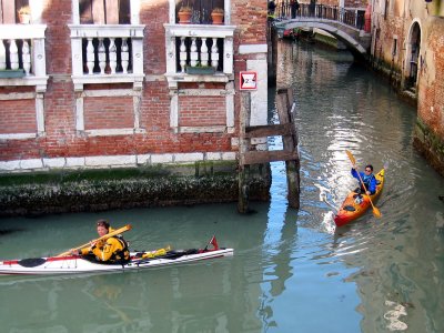 Enjoy kayaking in Venice