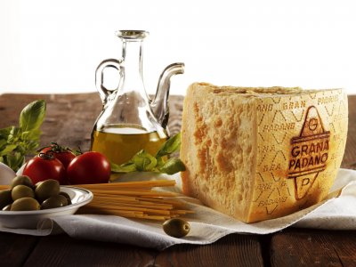 Try the cheese grana padano in Milan