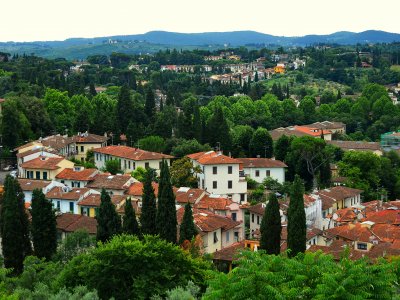 See the panorama of the city from the Boboli Gardens in Florence