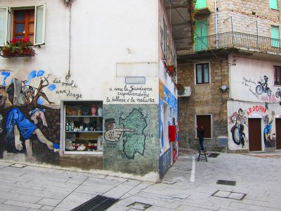 See murales on Sardinia