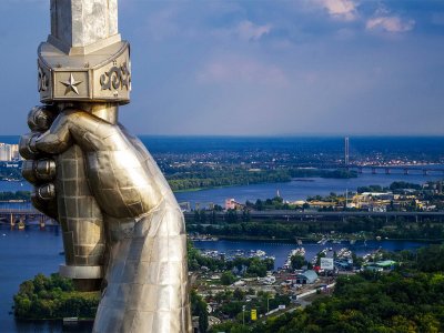 Climb to the Mother Motherland in Kiev