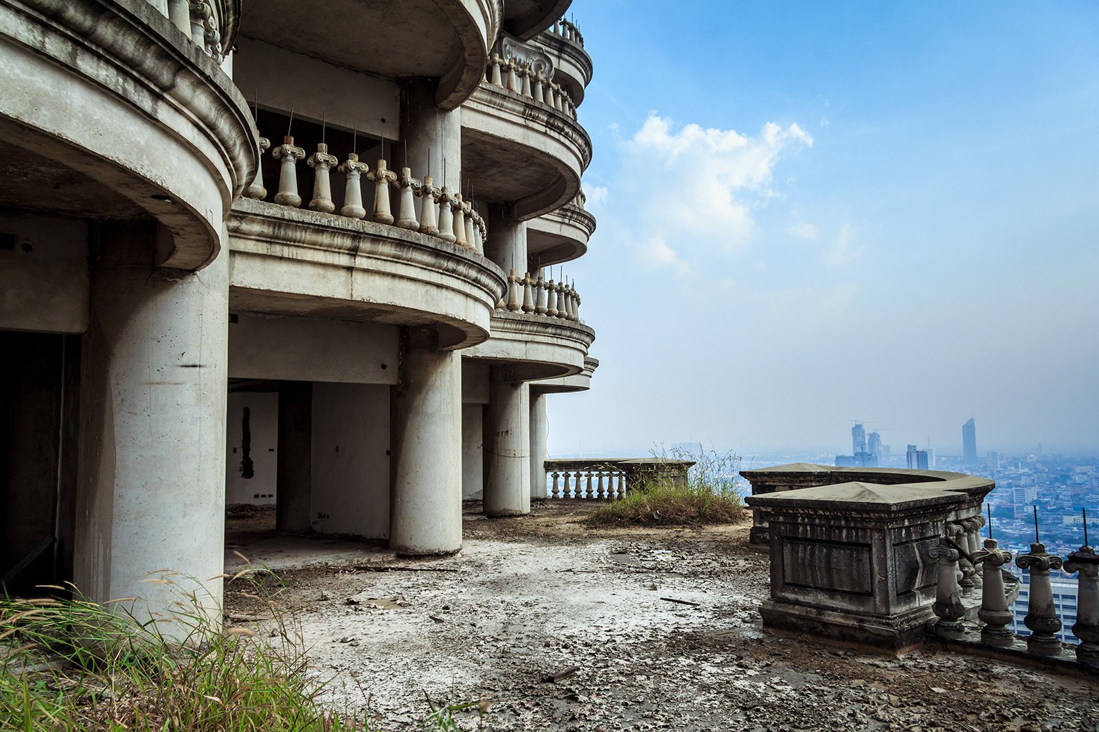 The abandoned Sathorn Unique Tower, Bangkok