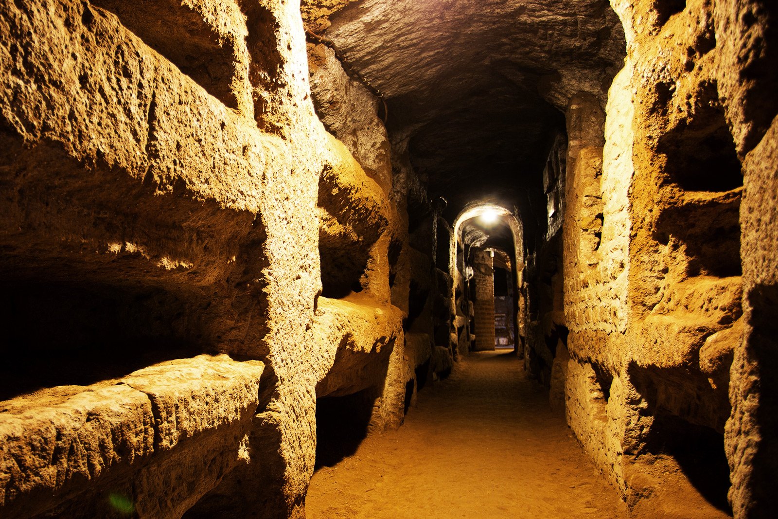 The catacombs of St. Callixtus, Rome