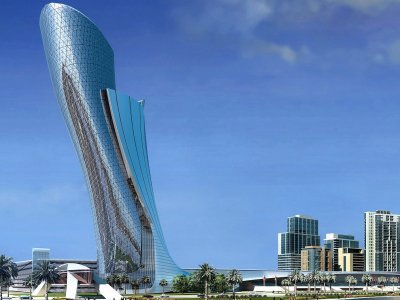 The Capital Gate in Abu Dhabi